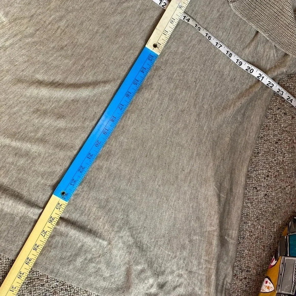 Tempo Paris Beige Knit Cowl Neck Sweater Soft Cozy Light Women Plus 1X Stretch - Picture 2 of 6